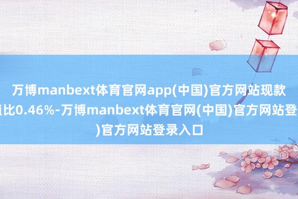 万博manbext体育官网app(中国)官方网站现款占净值比0.46%-万博manbext体育官网(中国)官方网站登录入口