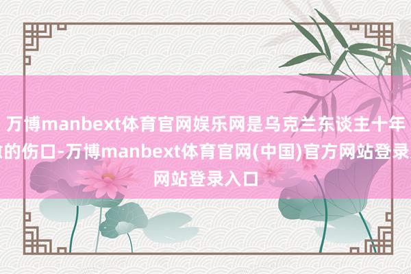 万博manbext体育官网娱乐网是乌克兰东谈主十年未愈的伤口-万博manbext体育官网(中国)官方网站登录入口
